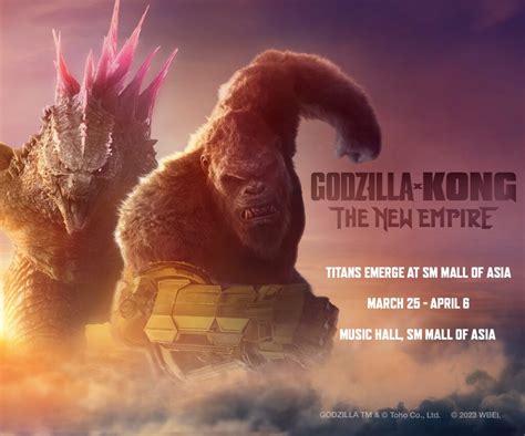 Titans Rise! Godzilla x Kong: The New Empire Exhibit Opens at SM Mall.